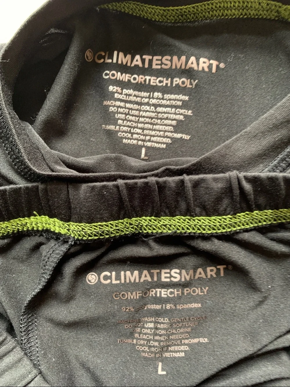 NWOT CLIMATESMART Comfortech Poly Undergarments Boys Size Large